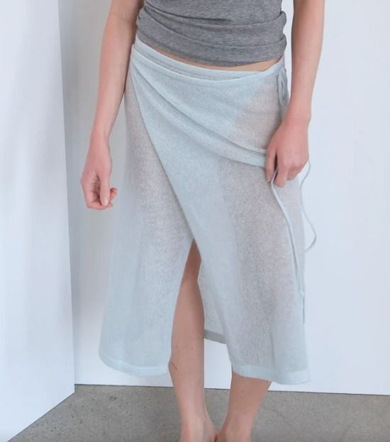 GEEL - kate skirt blue